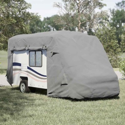 vidaXL Husa de rulota gri 570x235x275 cm Tesatura netesuta foto