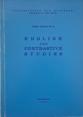 English and Contrastive Studies - Andrei Bantas foto