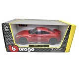 Macheta Bburago Nissan GT-R 2017 1:24 rosu replica metal die-cast