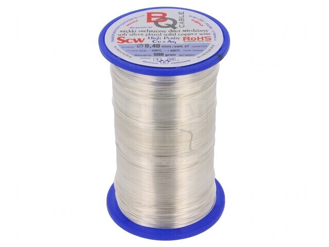 S&acirc;rmă Cupru Argintată 0,4mm 500g