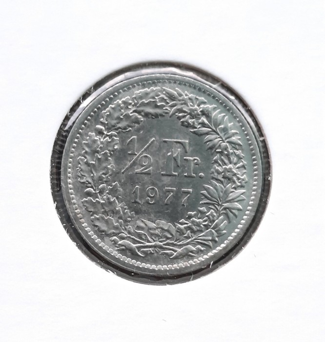1/2 Franc 1977, Elvetia - G 4531