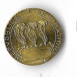 Jeton replica moneda 20 lire 1935 - San Marino