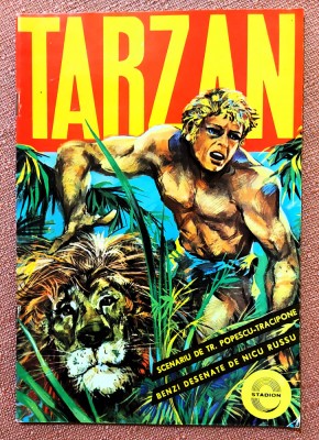Tarzan. Benzi desenate de Nicu Russu - Scenariu de Tr. Popescu-Tracipone foto