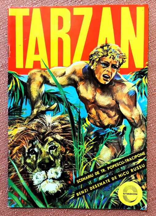 Tarzan. Benzi desenate de Nicu Russu - Scenariu de Tr. Popescu-Tracipone