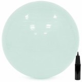 Minge pentru fitness 65 cm, antiderapanta, cu pompa inclusa, maxim 150 kg, verde menta