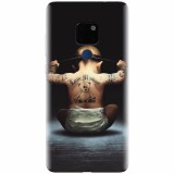 Husa silicon pentru Huawei Mate 20, Body Builder Cute Baby Tattoo