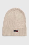 Tommy Jeans caciula culoarea bej, AW0AW16380