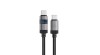 Cablu Acefast C15-04 USB-C - USB-C cu afișaj 480Mb/s 66W 1.2m - Negru