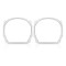 Set 2 rame adaptoare pentru lupe far Valeo Audi A5, Q7, VW Golf 7