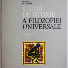 Studii de istorie a filozofiei universale, vol. V