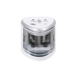 Ascutitoare Strigo dubla electrica pentru creioane,alimentare 4 baterii AA neincluse,negru