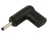 Adaptor DC 3.0/1.0 USB-C Negru 100W 5A, Akyga