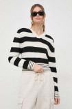 Miss Sixty pulover de lana femei, culoarea negru, light