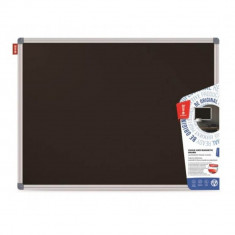 Tabla Magnetica pentru Creta Memoboards 1x1.5 m, Negru, Rama Aluminiu, Tabla Magnetica Memoboards, Tabla Magnetica Neagra, Tabla pentru Creta Neagra, foto