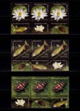 ✅RO 2008 LP 1822,&quot;Rezervatia Naturala Petea &quot;, serie straif de 3 + 3 tabs , MNH