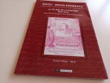 EMINESCU COMEMORATIV. ALBUM ARTISTIC-LITERAR INTOCMIT DE OCTAV MINAR. EDITIE ANASTATICA CONFORMA CU ORIGINALUL APARUT LA IASI 1909 FORMAT MARE 29X20,5