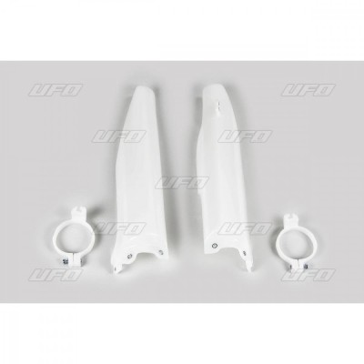 Aparatori telescoape fata Kawasaki KX125+250/04-08, albe Cod Produs: MX_NEW KA03760280 foto