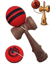 Kendama profesionala, Bila din lemn, Samurai + Sticker pentru telefon, 84KD