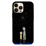 Husa compatibila cu Apple iPhone 14 Pro Max model New universe Rick and Morty, Silicon, TPU, Viceversa, Transparent, Carcasa