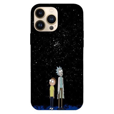Husa compatibila cu Apple iPhone 13 Mini model New universe Rick and Morty, Silicon, TPU, Viceversa foto