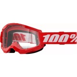 Ochelari cross/enduro/atv 100% Strata 2 rosu, 100%
