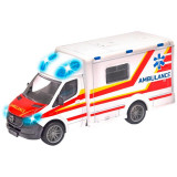 Cumpara ieftin Masina ambulanta Majorette Mercedes-Benz Splinter cu lumini si sunete