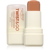 puroBIO Cosmetics Twist&amp;Go crema Bronzant&atilde; stick 02 Biscuit 5 g