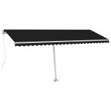 Cumpara ieftin Copertina autonoma retractabila manual, antracit, 500x300 cm