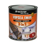 Vopsea Email Anticoroziva 3 &icirc;n 1 Breckner Germany Rosu 280, 1L - Protecție Metal Interior Exterior, Lucios