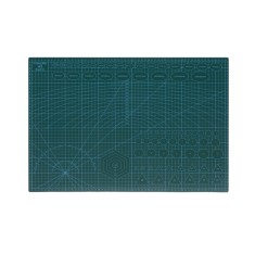 Covoras pentru modelare si taiere, doua fete, A2, reutilizabil, 45x60 cm, PVC, verde