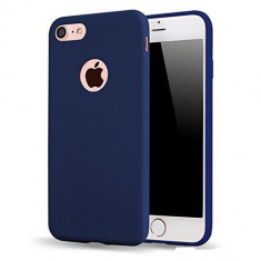 Husa Silicon Apple iPhone 8 Plus iPhone 7 Plus Ultra Slim Blue foto