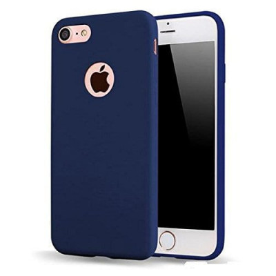 Husa Silicon Apple iPhone SE 2 2020 Ultra Thin Blue foto