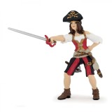 Papo Figurina Femeie Pirat Bruneta, Pirati Si Corsari