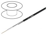 Cablu Coaxial Negru 1x19AWG 5mm PVC