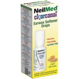 Solutie Auriculara, Cerumen, NeilMed, ClearCanal Earwax Softener Drops, &Icirc;nmuiare Și &Icirc;ndepărtare Cerumen, Utilizare Delicată Și Sigură, 15 ml