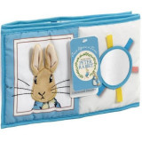 Jucarie - carte Peter the Rabbit cu doua fete pentru dezvoltare senzoriala, Rainbow Designs