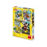 Cumpara ieftin Puzzle Mickey, 4x54 piese - DINO TOYS