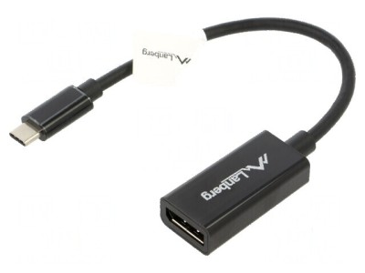 Cablu adaptor USB 3.1 DisplayPort USB C nichelat foto