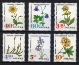 Polonia 1967 - Plante medicinale, flori, serie neuzata