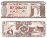 Guyana 1966-1992 - 10 dollars UNC