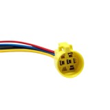Conector cu cablu pentru buton push 16mm, 5 fire, 20cm, plug and play