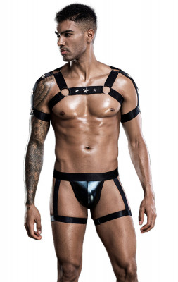 Set Sexy Stripper Negru OS foto