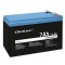 Baterie Qoltec LiFePO4 | 12V | 7Ah | 0,9 kg | Fără &icirc;ntreținere | PV, UPS, RV, Barcă