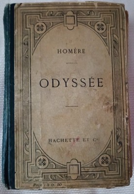Odyssee-Homer (carte in limba greaca cu analiza textului in limba franceza ) foto