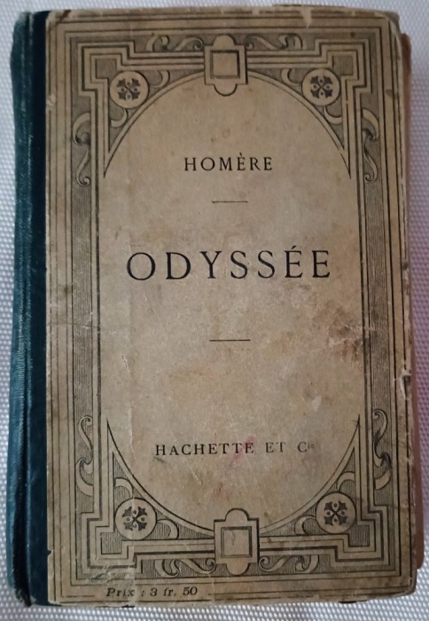 Odyssee-Homer (carte in limba greaca cu analiza textului in limba franceza )
