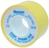 Banda Teflon Pt Gaz Tecnogas/ 12M - 25X0.1Mm