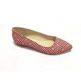 Balerini din piele Red CoraN