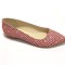 Balerini din piele Red CoraN