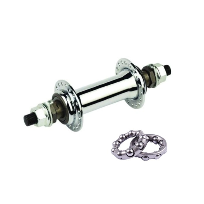 Butuc fata 26, otel cu bile, 36H, 3/8 x 140 mm