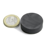 Magnet ferita disc &Oslash;30&amp;#215;10 mm, putere 2,3 kg, Y35